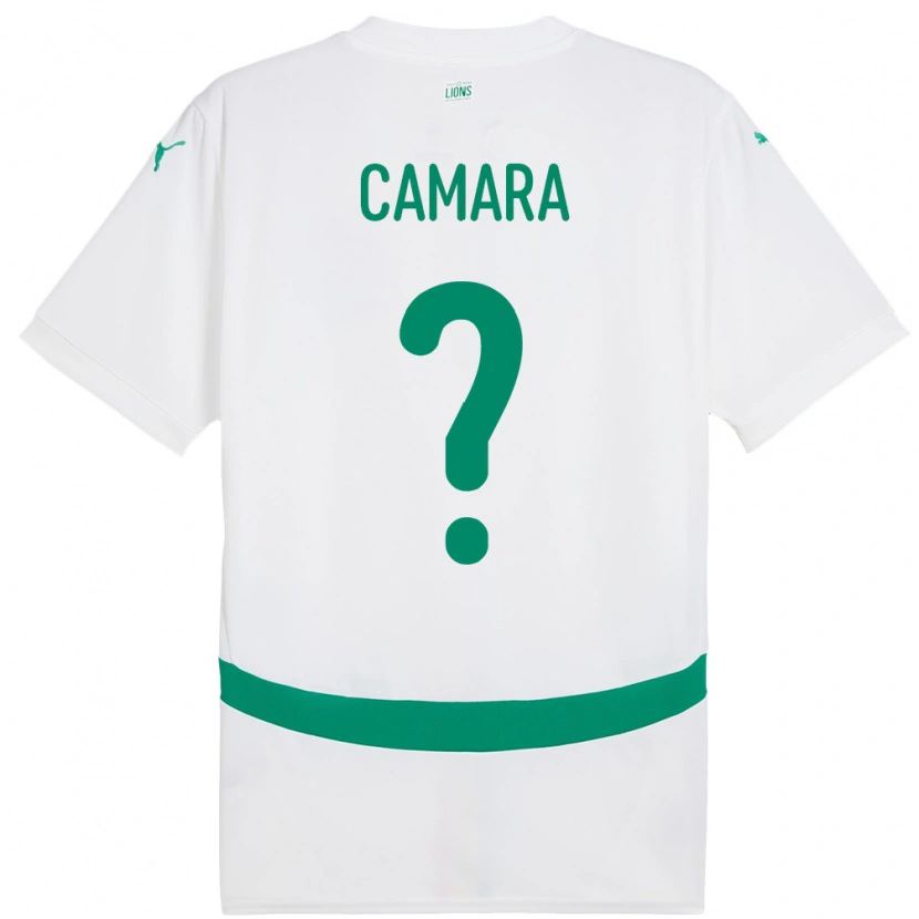 Danxen Criança Camisola Senegal Famara Camara #0 Branco Principal 24-26 Camisa