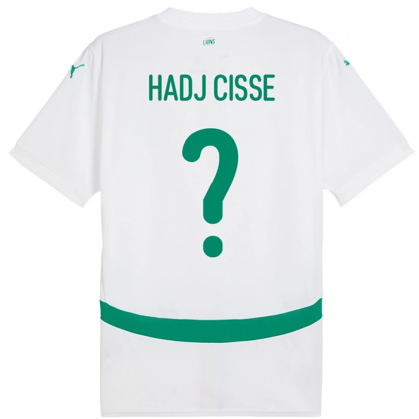 Danxen Criança Camisola Senegal El Hadj Cisse #0 Branco Principal 24-26 Camisa