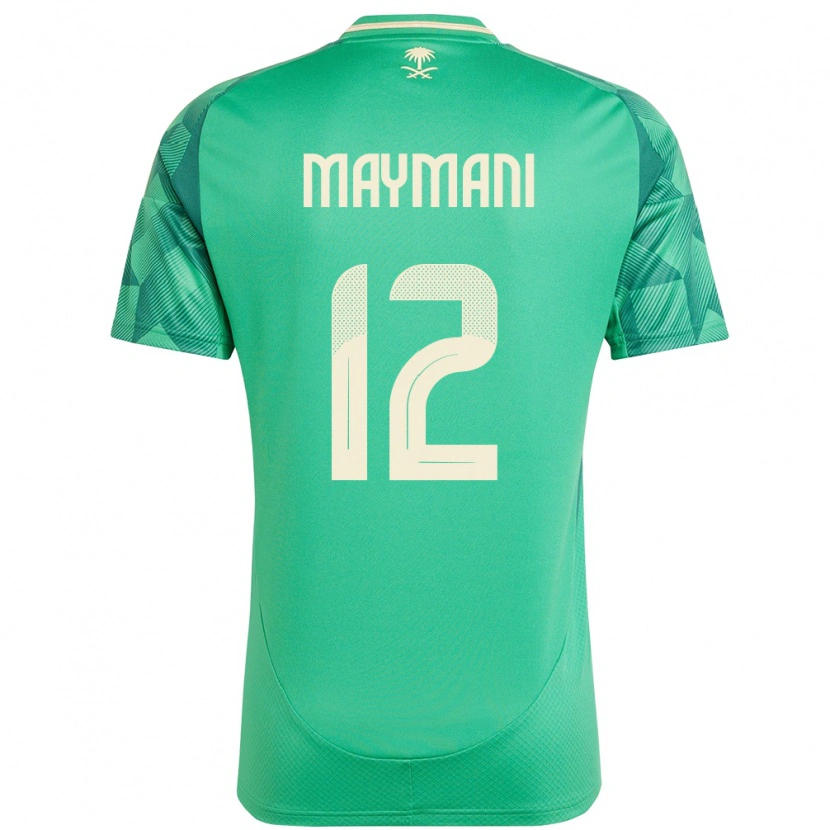 Danxen Criança Camisola Arábia Saudita Ammar Maymani #12 Verde Principal 24-26 Camisa