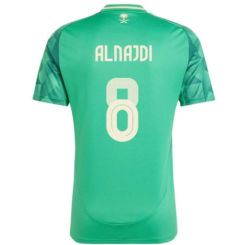 Danxen Criança Camisola Arábia Saudita Salem Alnajdi #8 Verde Principal 24-26 Camisa
