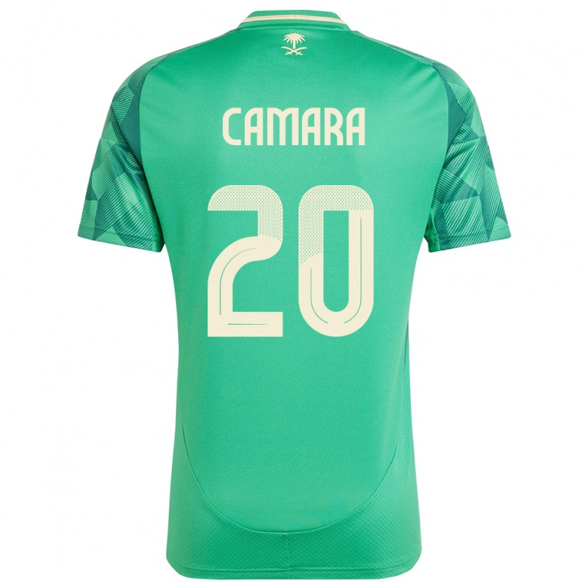 Danxen Criança Camisola Arábia Saudita Haroune Camara #20 Verde Principal 24-26 Camisa
