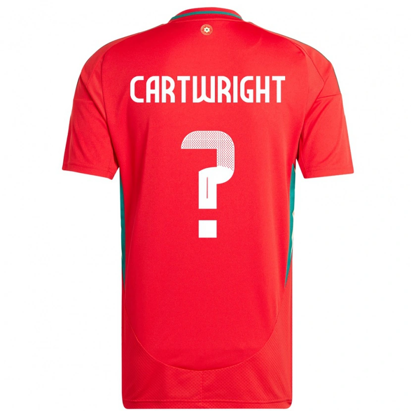 Danxen Criança Camisola País De Gales Logan Cartwright #0 Vermelho Principal 24-26 Camisa
