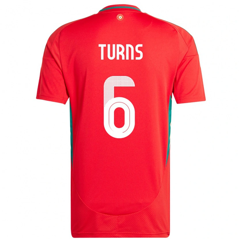 Danxen Criança Camisola País De Gales Ed Turns #6 Vermelho Principal 24-26 Camisa