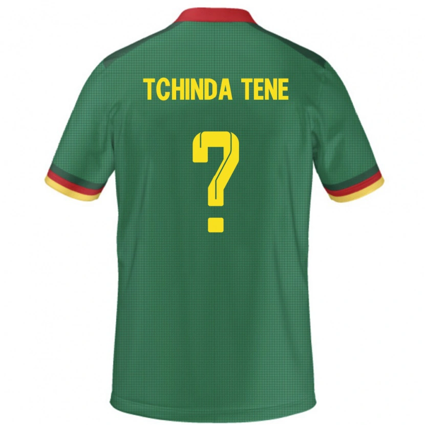 Danxen Criança Camisola Camarões Joseph Tchinda Tene #0 Verde Principal 24-26 Camisa