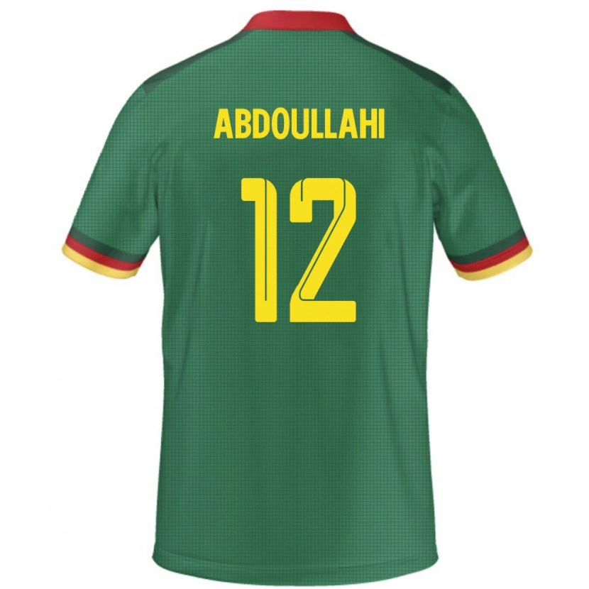 Danxen Criança Camisola Camarões Tidjani Ahmadou Abdoullahi #12 Verde Principal 24-26 Camisa