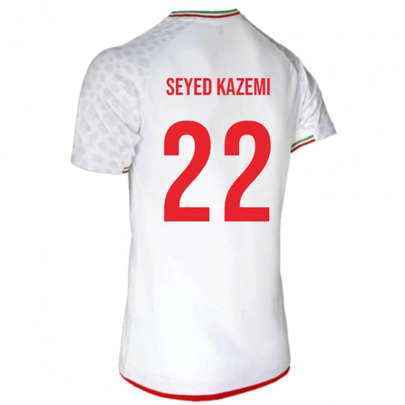 Danxen Criança Camisola Irã Arefeh Seyed Kazemi #22 Branco Principal 24-26 Camisa