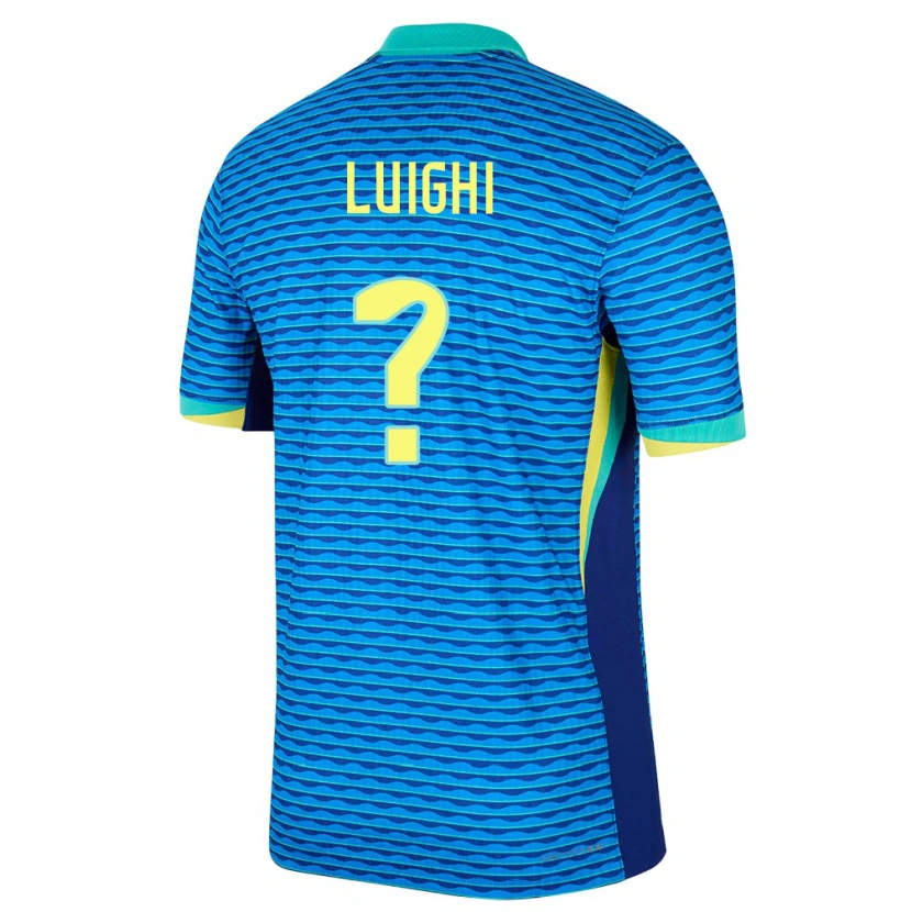 Danxen Criança Camisola Brasil Luighi #0 Azul Alternativa 24-26 Camisa