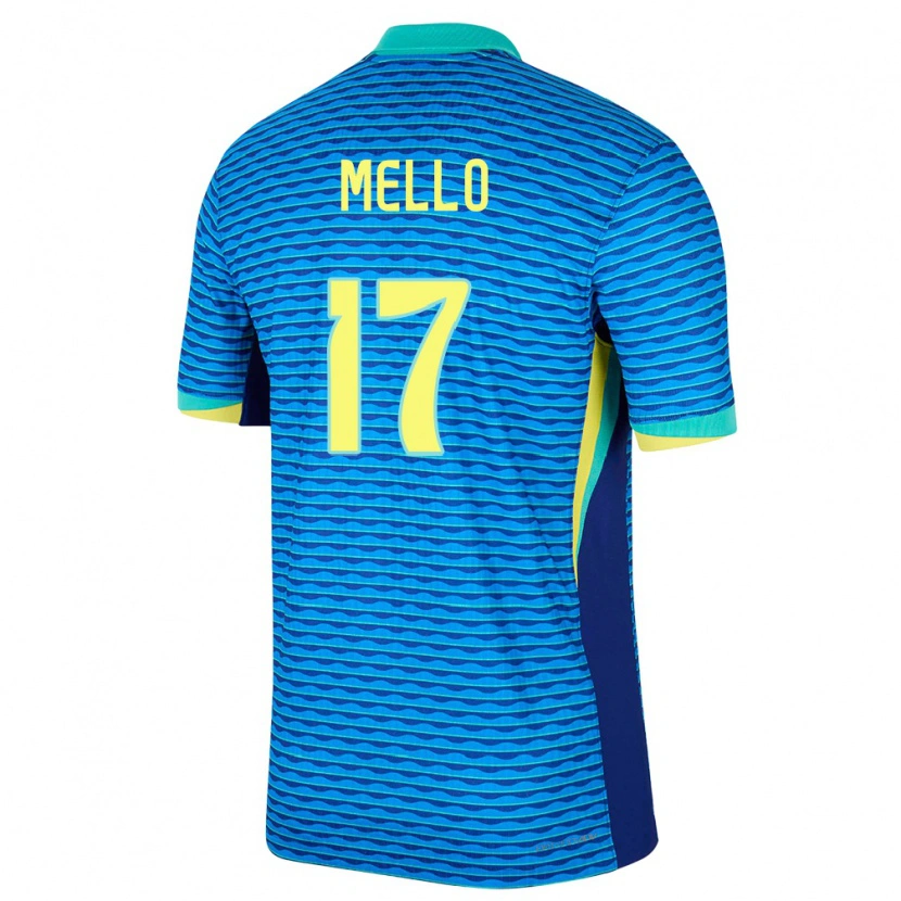 Danxen Criança Camisola Brasil Nícollas Mello #17 Azul Alternativa 24-26 Camisa