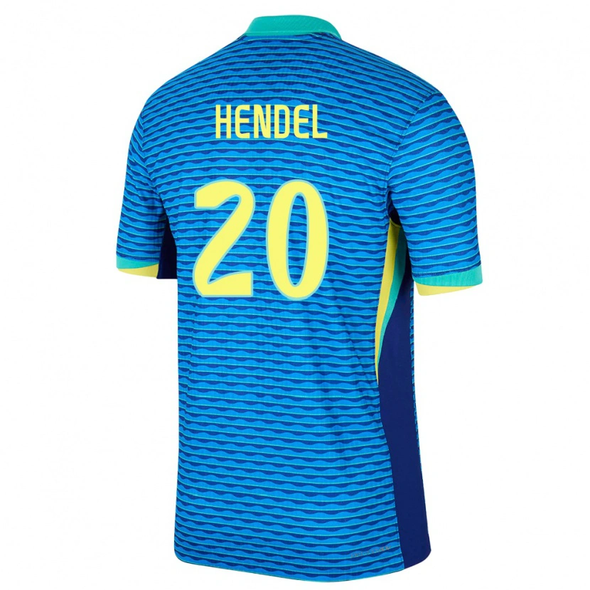 Danxen Criança Camisola Brasil Hendel #20 Azul Alternativa 24-26 Camisa