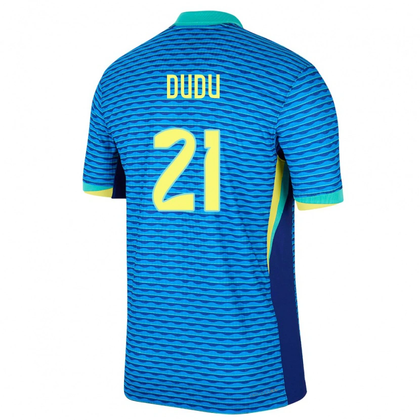 Danxen Criança Camisola Brasil Dudu #21 Azul Alternativa 24-26 Camisa