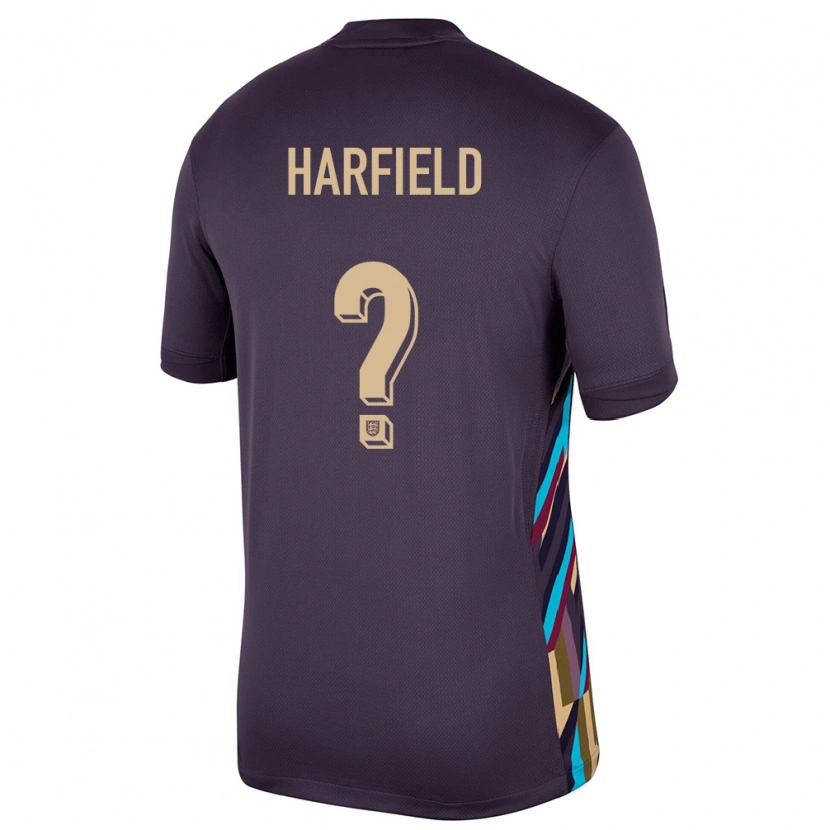 Danxen Criança Camisola Inglaterra Ollie Harfield #0 Passa Escura Alternativa 24-26 Camisa