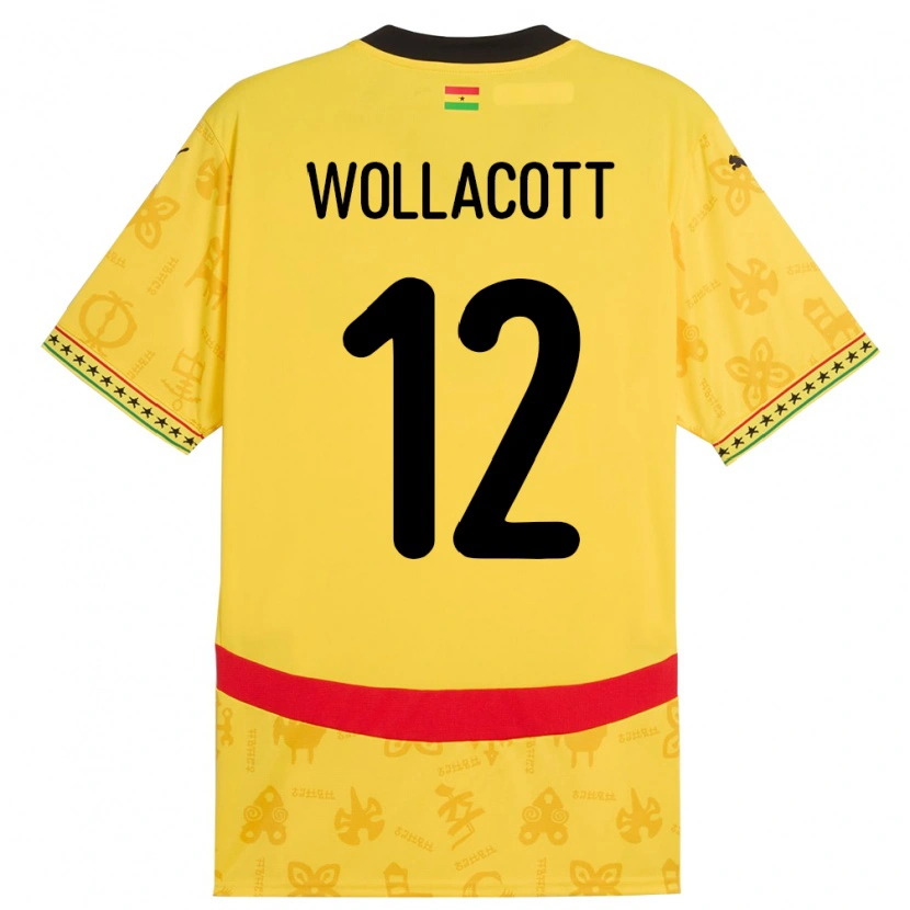 Danxen Criança Camisola Gana Joe Wollacott #12 Amarelo Alternativa 24-26 Camisa