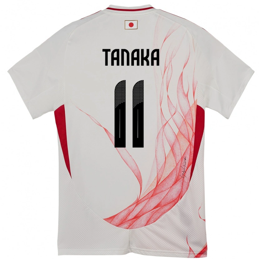 Danxen Criança Camisola Japão Mina Tanaka #11 Branco Alternativa 24-26 Camisa