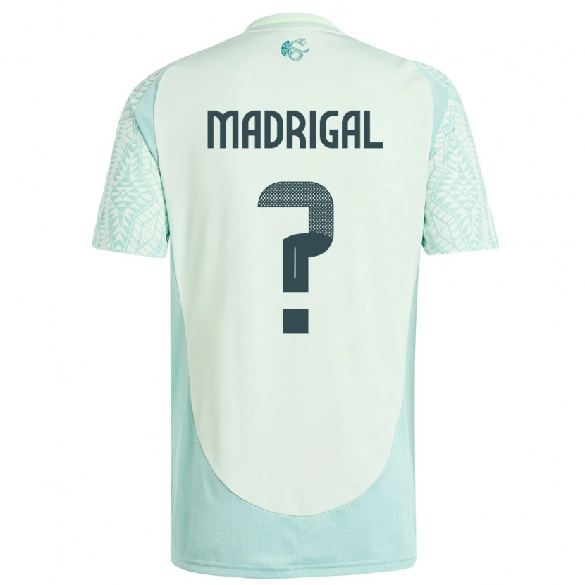Danxen Criança Camisola México David Madrigal #0 Linho Verde Alternativa 24-26 Camisa