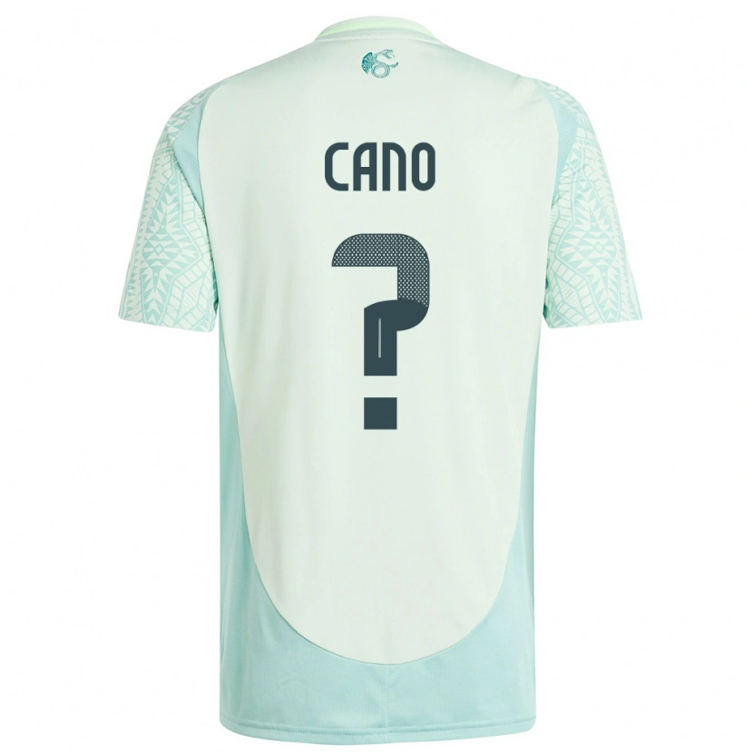 Danxen Criança Camisola México Iker Cano #0 Linho Verde Alternativa 24-26 Camisa