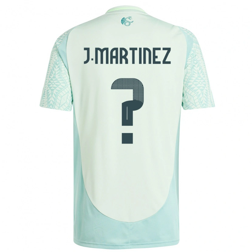 Danxen Criança Camisola México Juan Martínez #0 Linho Verde Alternativa 24-26 Camisa