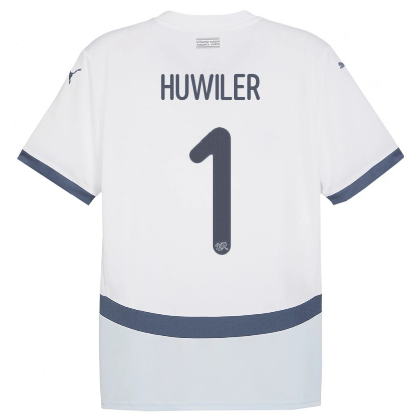 Danxen Criança Camisola Suiça Lionel Huwiler #1 Branco Alternativa 24-26 Camisa