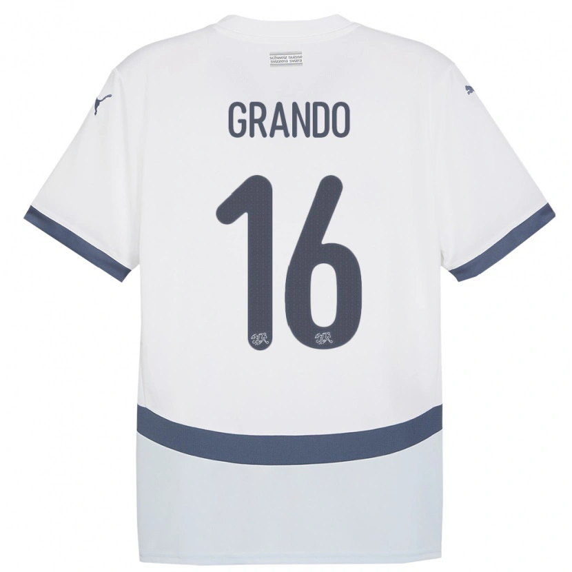 Danxen Criança Camisola Suiça Leon Grando #16 Branco Alternativa 24-26 Camisa