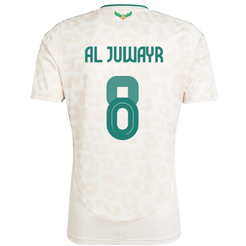Danxen Criança Camisola Arábia Saudita Musab Al-Juwayr #8 Branco Alternativa 24-26 Camisa