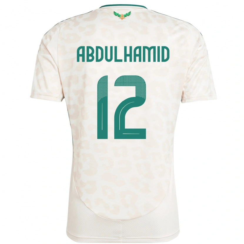 Danxen Criança Camisola Arábia Saudita Saud Abdulhamid #12 Branco Alternativa 24-26 Camisa