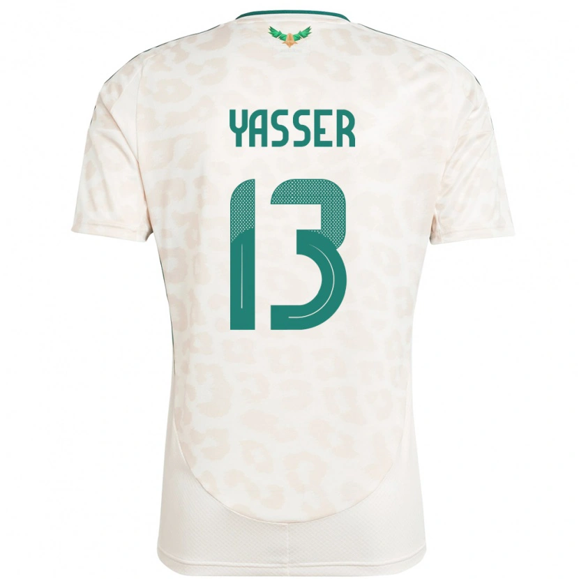 Danxen Criança Camisola Arábia Saudita Yasser Al-Shahrani #13 Branco Alternativa 24-26 Camisa