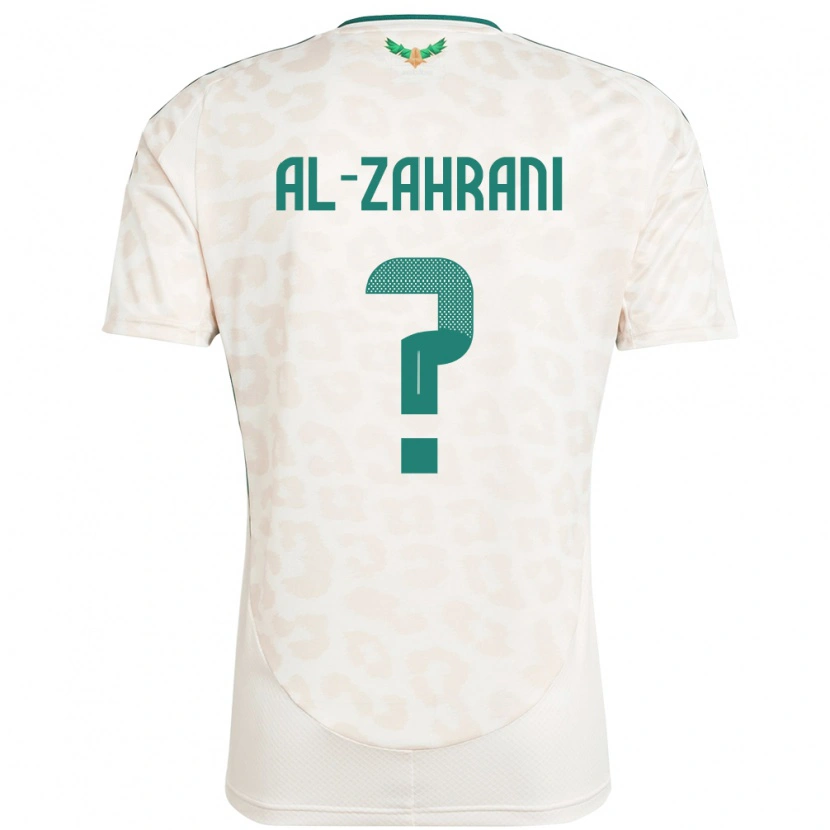 Danxen Criança Camisola Arábia Saudita Anas Al-Zahrani #0 Branco Alternativa 24-26 Camisa