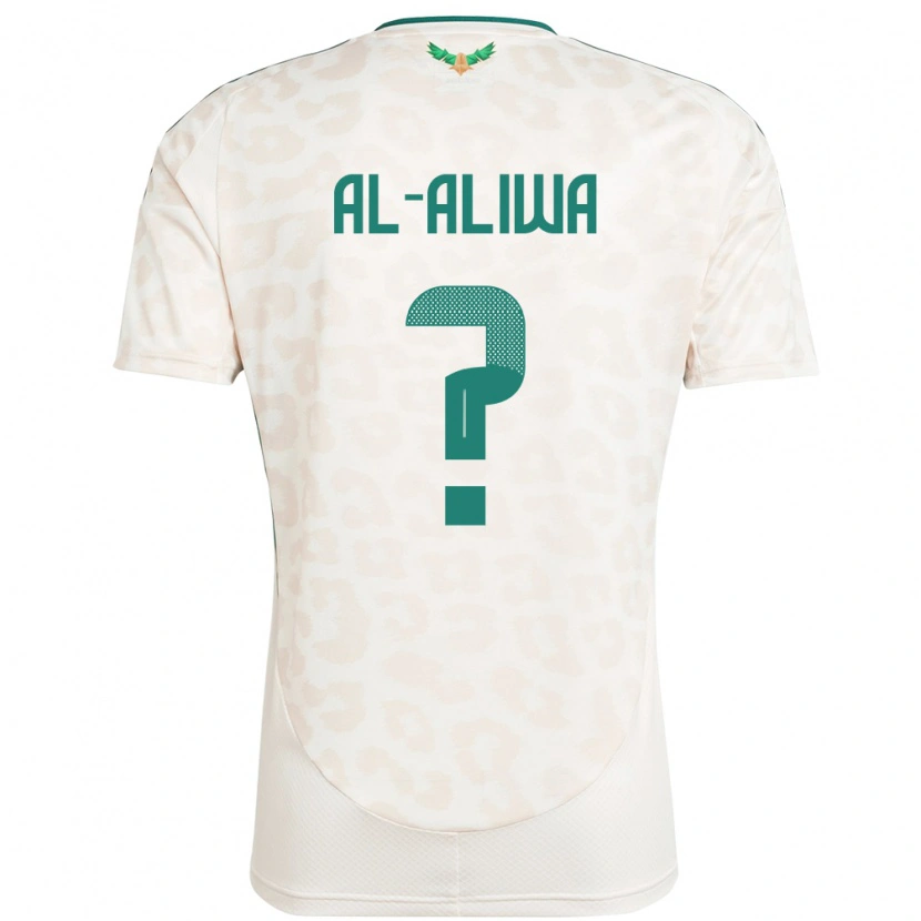 Danxen Criança Camisola Arábia Saudita Abdulaziz Al-Aliwa #0 Branco Alternativa 24-26 Camisa