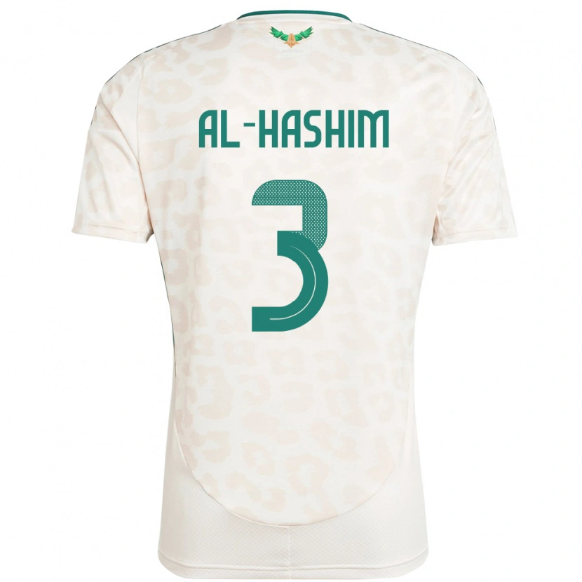 Danxen Criança Camisola Arábia Saudita Jawad Al-Hashim #3 Branco Alternativa 24-26 Camisa