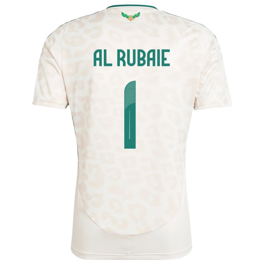 Danxen Criança Camisola Arábia Saudita Mohammed Al Rubaie #1 Branco Alternativa 24-26 Camisa