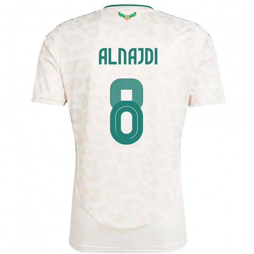 Danxen Criança Camisola Arábia Saudita Salem Alnajdi #8 Branco Alternativa 24-26 Camisa