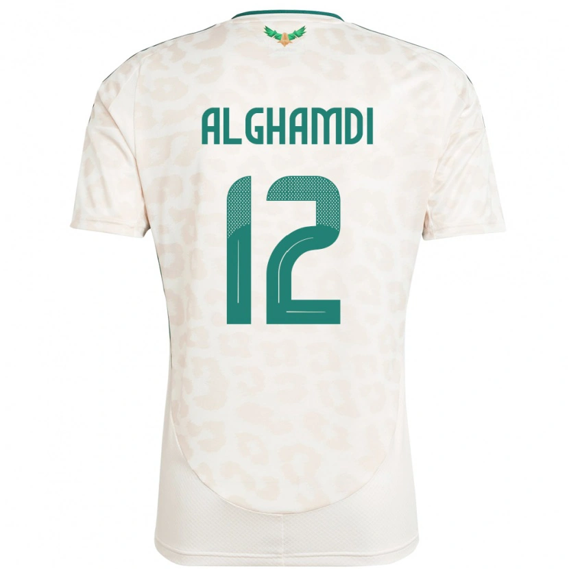 Danxen Criança Camisola Arábia Saudita Faisal Alghamdi #12 Branco Alternativa 24-26 Camisa