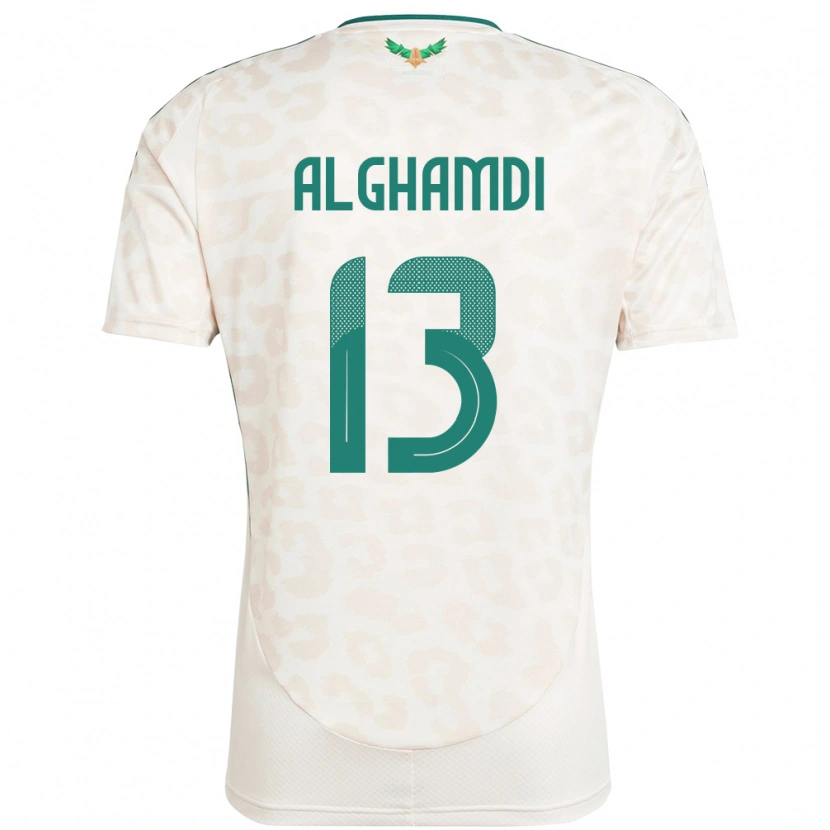 Danxen Criança Camisola Arábia Saudita Hazzaa Alghamdi #13 Branco Alternativa 24-26 Camisa