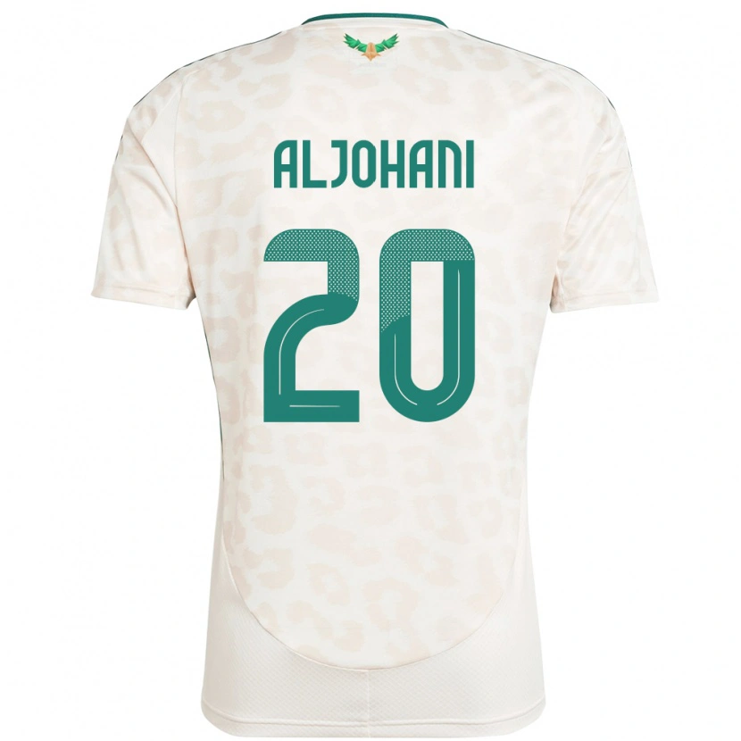 Danxen Criança Camisola Arábia Saudita Ziyad Aljohani #20 Branco Alternativa 24-26 Camisa