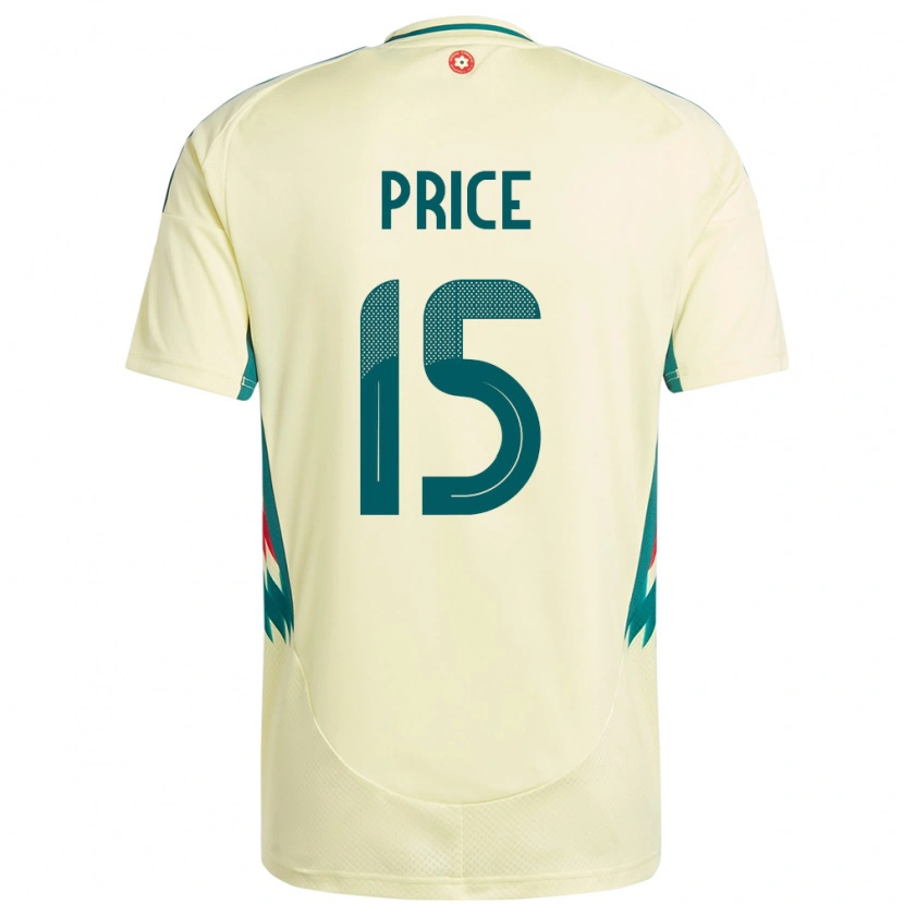 Danxen Criança Camisola País De Gales Tom Price #15 Bege Amarelo Alternativa 24-26 Camisa