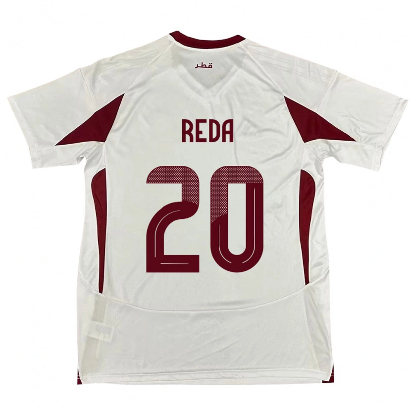 Danxen Criança Camisola Catar Salem Reda #20 Branco Alternativa 24-26 Camisa