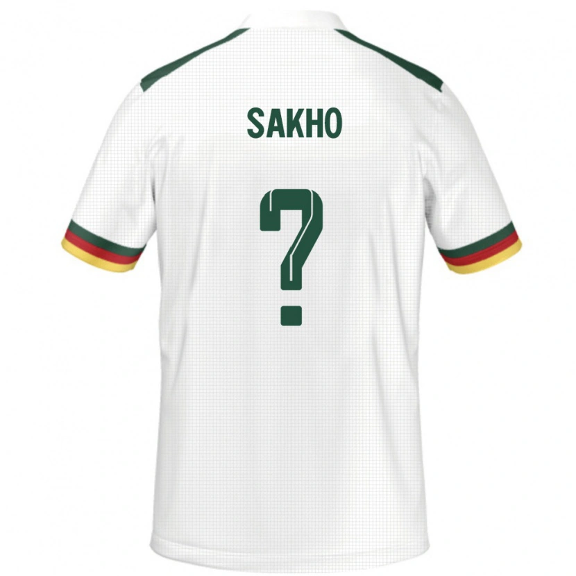 Danxen Criança Camisola Camarões Tyrone Sakho #0 Branco Alternativa 24-26 Camisa