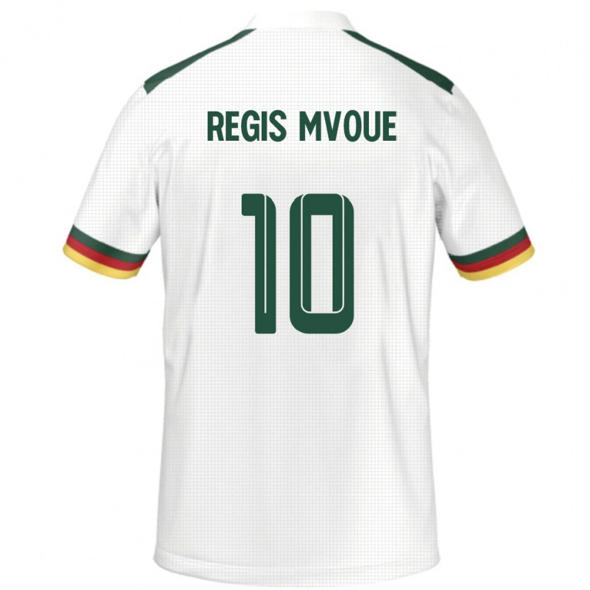 Danxen Criança Camisola Camarões Steve Regis Mvoue #10 Branco Alternativa 24-26 Camisa