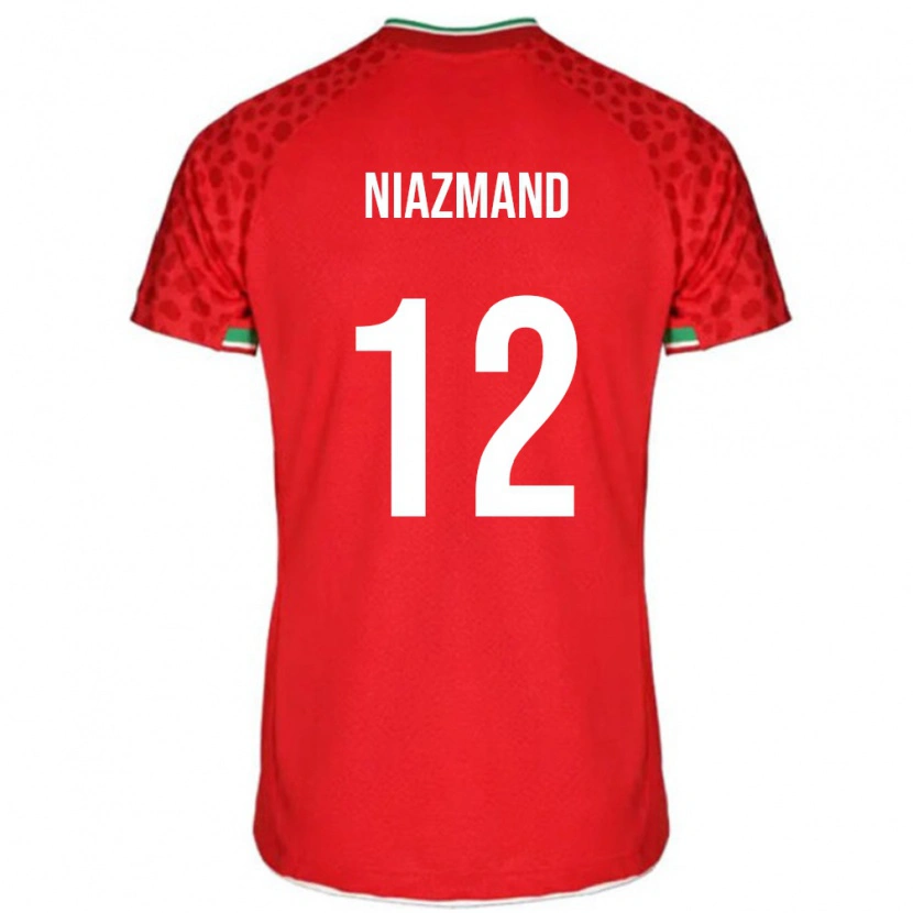 Danxen Criança Camisola Irã Payam Niazmand #12 Vermelho Alternativa 24-26 Camisa