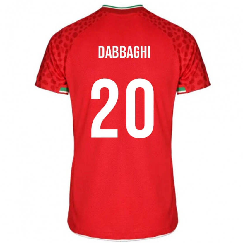 Danxen Criança Camisola Irã Hajar Dabbaghi #20 Vermelho Alternativa 24-26 Camisa