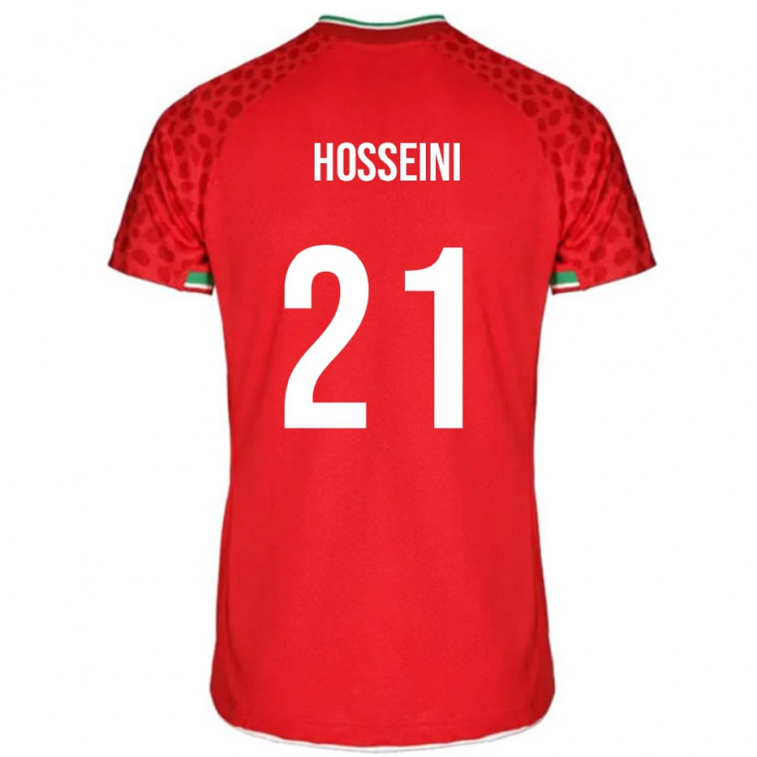 Danxen Criança Camisola Irã Majid Hosseini #21 Vermelho Alternativa 24-26 Camisa