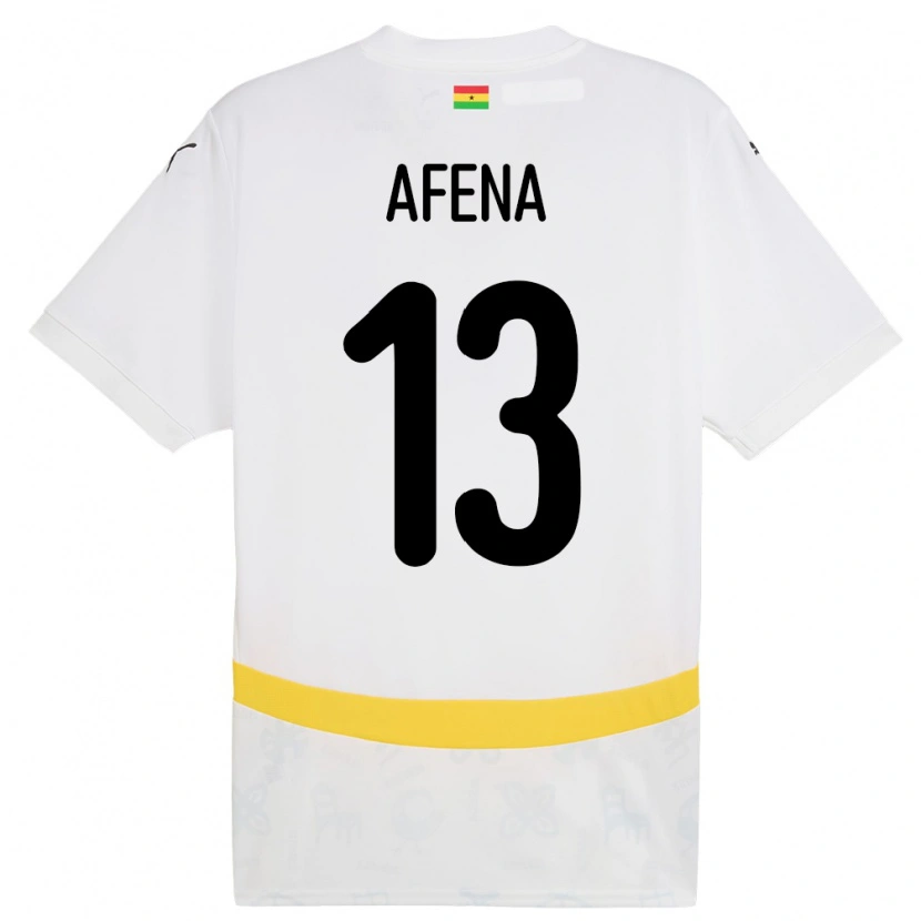 Danxen Homem Camisola Gana Felix Afena-Gyan #13 Branco Principal 24-26 Camisa