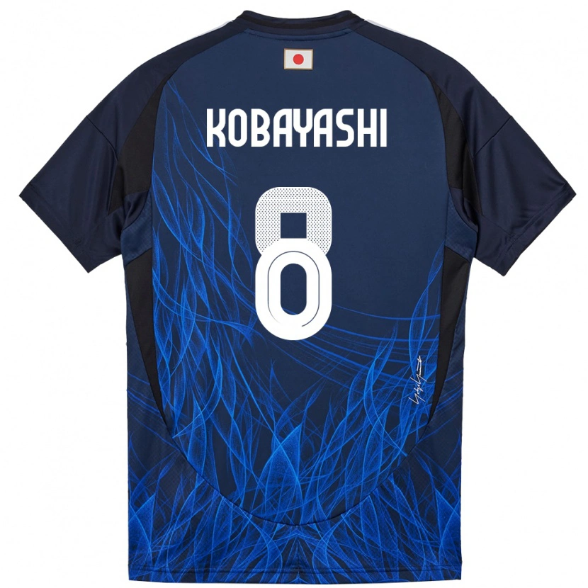 Danxen Homem Camisola Japão Shimon Kobayashi #8 Azul Escuro Principal 24-26 Camisa