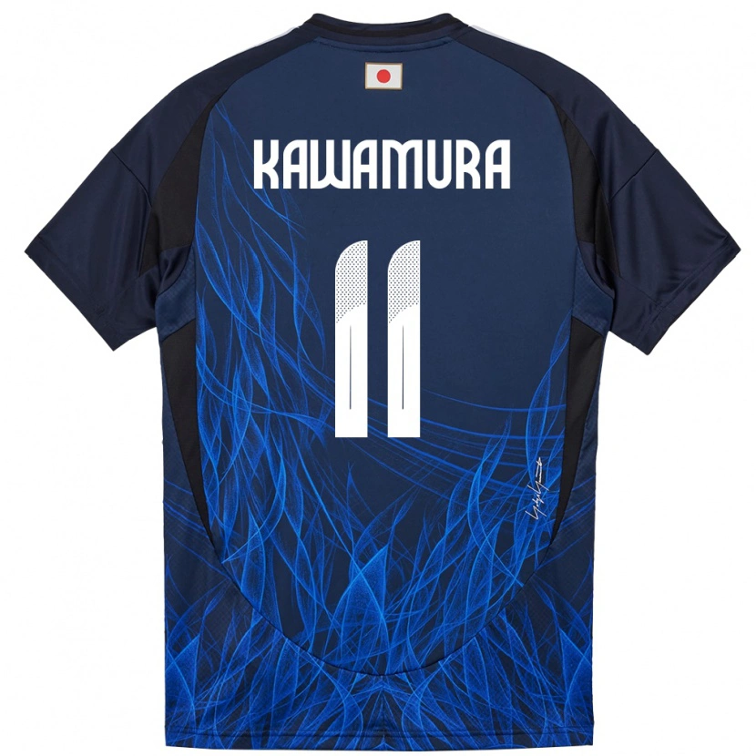 Danxen Homem Camisola Japão Gakuto Kawamura #11 Azul Escuro Principal 24-26 Camisa