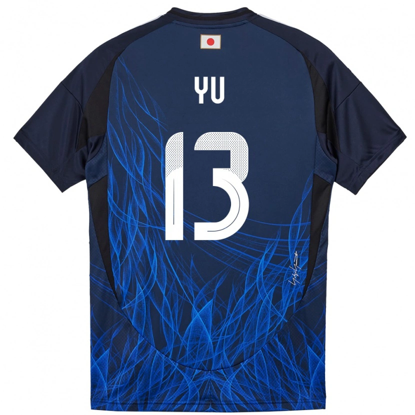 Danxen Homem Camisola Japão Yu Hirakawa #13 Azul Escuro Principal 24-26 Camisa