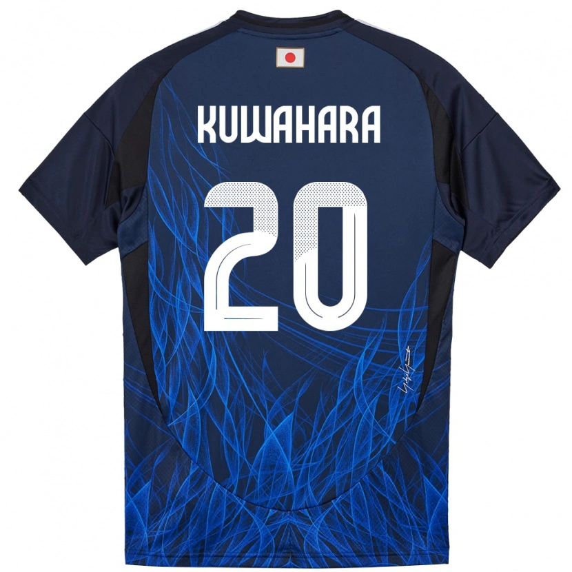 Danxen Homem Camisola Japão Rikuto Kuwahara #20 Azul Escuro Principal 24-26 Camisa