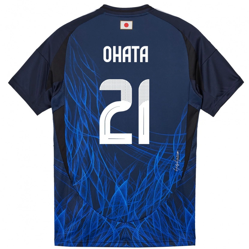 Danxen Homem Camisola Japão Ayumu Ohata #21 Azul Escuro Principal 24-26 Camisa