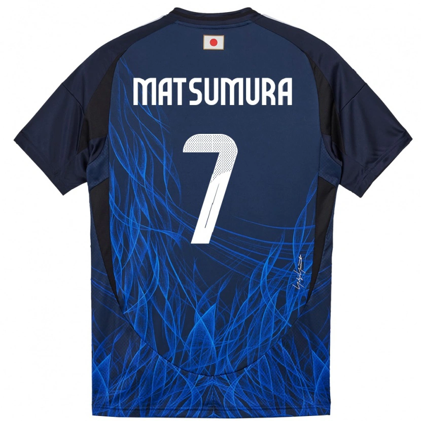 Danxen Homem Camisola Japão Kosuke Matsumura #7 Azul Escuro Principal 24-26 Camisa