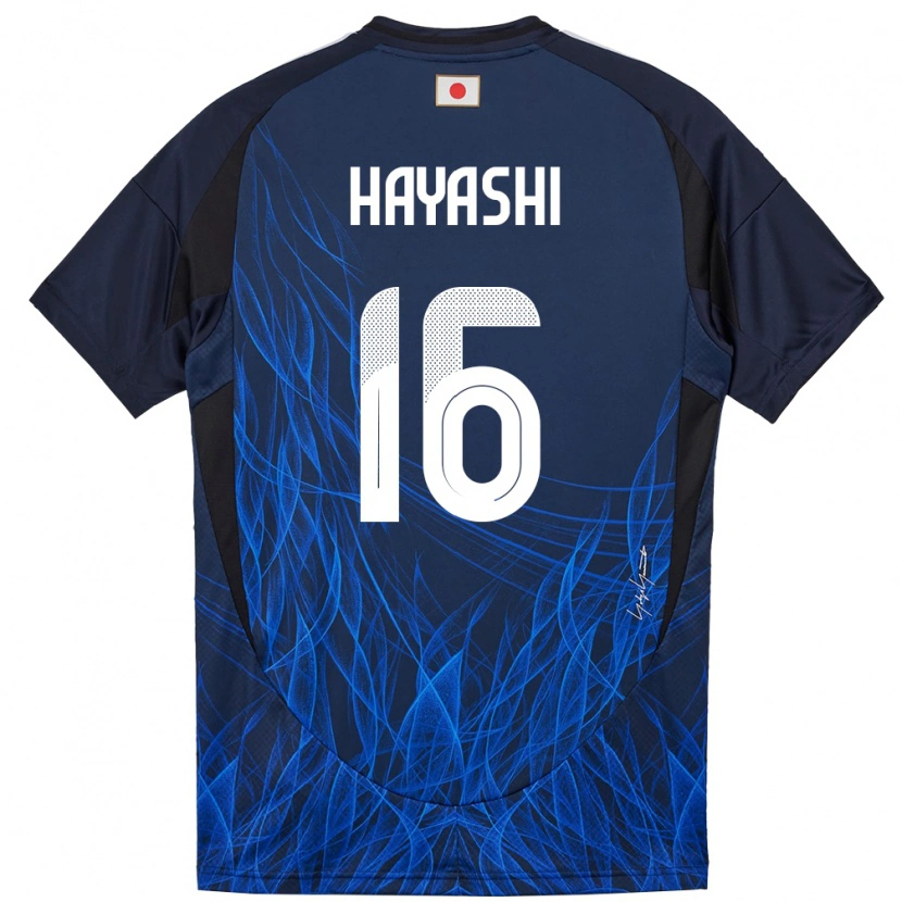 Danxen Homem Camisola Japão Honoka Hayashi #16 Azul Escuro Principal 24-26 Camisa