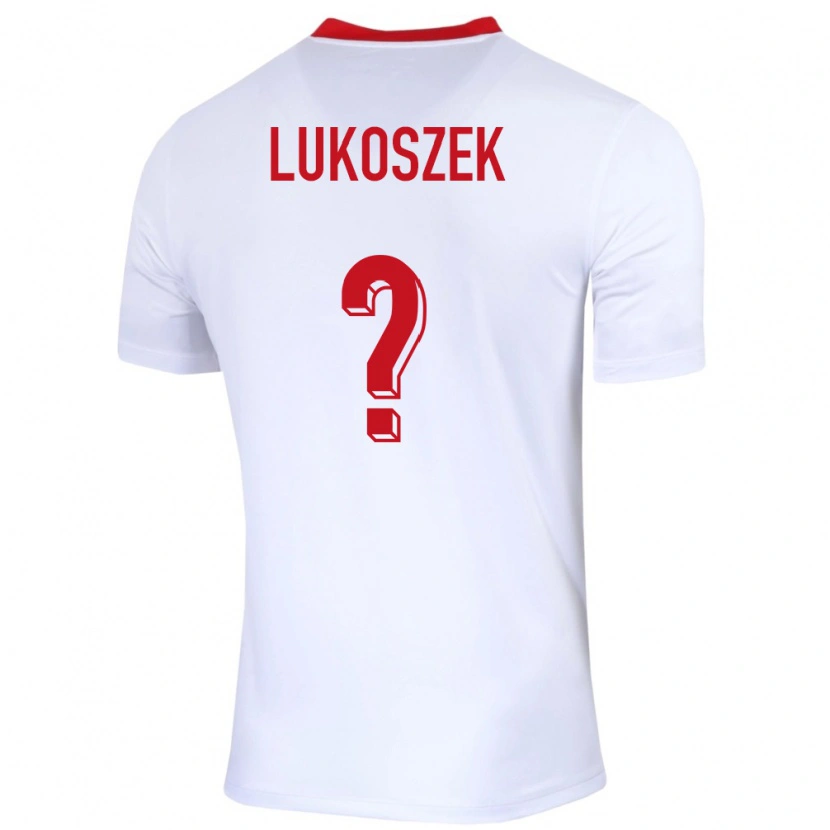 Danxen Homem Camisola Polónia Kamil Lukoszek #0 Branco Principal 24-26 Camisa