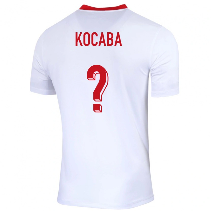 Danxen Homem Camisola Polónia Filip Kocaba #0 Branco Principal 24-26 Camisa